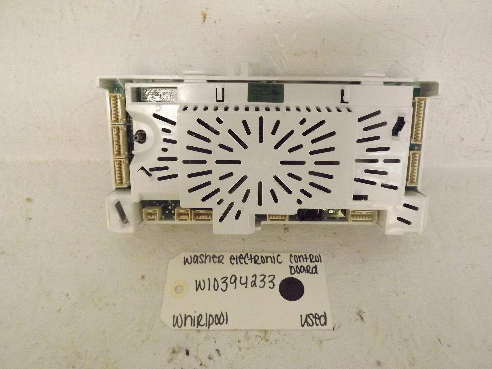 Whirlpool Washer W10394233 Electronic Control Board Used Whirlpool Washer W10394233 Electronic Control Board Used